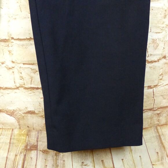 Uniqlo Pants Mens L 33-36 Navy Ezy Ankle Length Wool-Like Trouser Peppy 45149 - Picture 8 of 12
